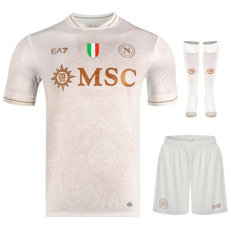 Completo Napoli 2025-26 Trasferta Bambino – Crema